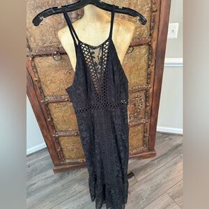 Free People‎ Elegant Black Lace Dress 2